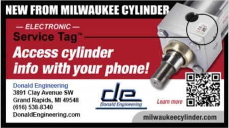 Milwaukee Cylinder Electronic Service Tag