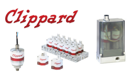 Clippard logo and product photos